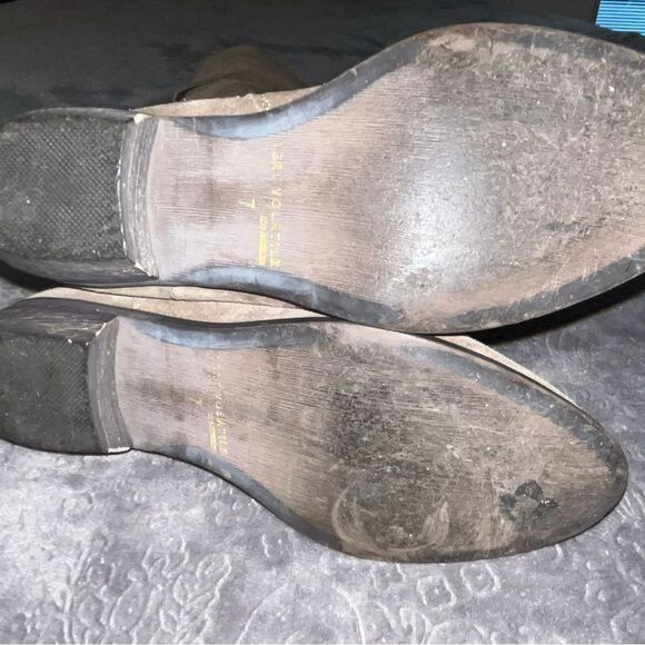 Very Volatile Tan Over the Knee Boots Suede - Picture 6 of 8